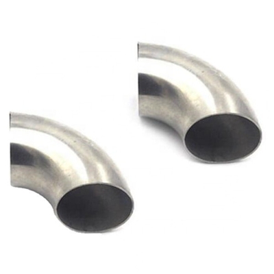 Support personnalisé en acier inoxydable 304 en acier inoxydable 90 degrés soudage courbe coude stockée pour livraison immédiate