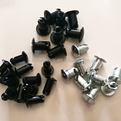 L'aluminium universel 7/16&quot; par.500&quot; 1/4 Tour rapide DOME HEAD Dzus Fasteners Aluminium argenté pour une performance universelle
