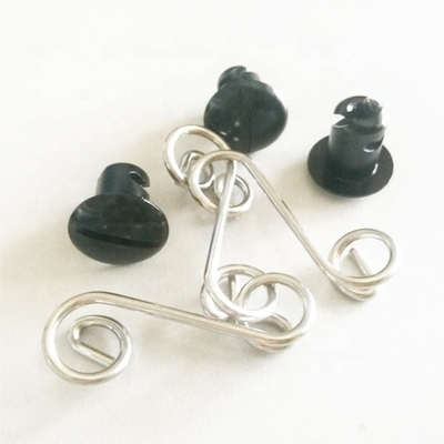 Universal Car Fitment Sprint Car Noir DZUS Boutons 7/16 &quot;X.500&quot; en aluminium pour une performance et une durabilité inégalées