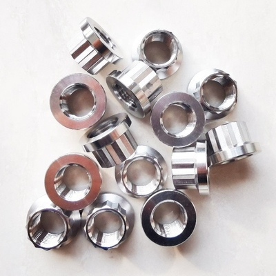 Noix de bride universelles à 12 points 3/8-24 fil 7/16&quot; SOCET/CLAVE Fabriqué en alliage de titane de haute résistance pour la polyvalence