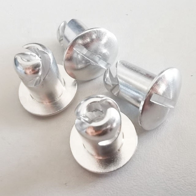 Universal Durable Silver Aluminium 5/16 &quot;.500&quot; 1/4 Tour rapide Dzus Dome Head Sprint voiture pour OE sur mesure