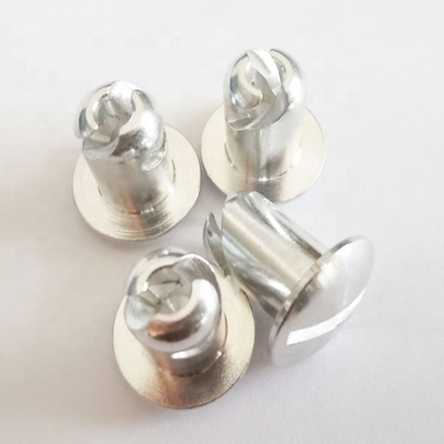 Universal Durable Silver Aluminium 5/16 &quot;.500&quot; 1/4 Tour rapide Dzus Dome Head Sprint voiture pour OE sur mesure