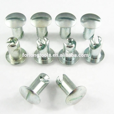 Universal Durable Silver Aluminium 5/16 &quot;.500&quot; 1/4 Tour rapide Dzus Dome Head Sprint voiture pour OE sur mesure