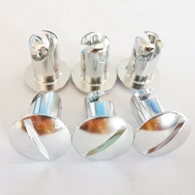 Universal Durable Silver Aluminium 5/16 &quot;.500&quot; 1/4 Tour rapide Dzus Dome Head Sprint voiture pour OE sur mesure
