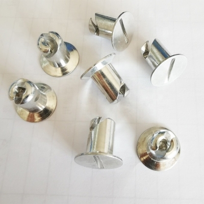 Universal Durable Silver Aluminium 5/16 &quot;.500&quot; 1/4 Tour rapide Dzus Dome Head Sprint voiture pour OE sur mesure