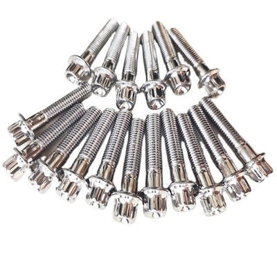 Titane universel Gr5 12 PT RS/ RX Kit à jante partagée M7 x 32 Boulons et écrous