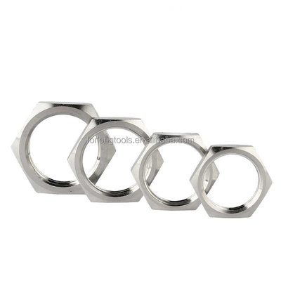 Noix de confiture hexagonale en acier inoxydable 5/8-18 Noix mince pour la taille standard dans le système de mesure impérial