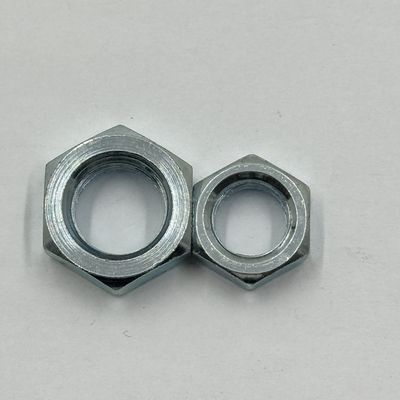Système de mesure du pouce impérial Noix de confiture hexagonale en acier inoxydable 7/16-20 Noix mince Taille standard hexagonale pour une installation facile