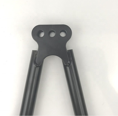 Noir 13 5/8 &quot;SPRINT CAR JACOBS échelle avec sangles chromolie 4130 position avant 1&quot; x 1/4&quot; x 7&quot; épaisseur de paroi 0,065 &quot;aluminium