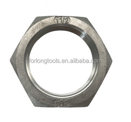 Taille standard GB 1/2-20 Noix de confiture hexagonale Noix fine en acier inoxydable pour le système de mesure en pouces impériaux