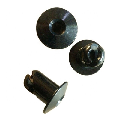 Coupe de voiture universelle en aluminium sur mesure Dzus Allen Tête bouton quart tour fixations 7/16 &quot;.500 Noir à prix abordable