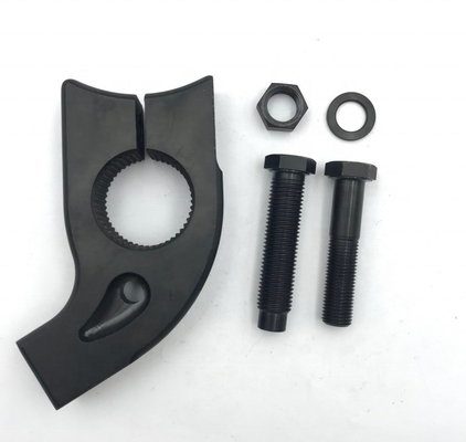 Titane Gr5 Noir PVD Torsion Stop 1 3/4 &quot;Split 1-1/8&quot; Spline 7/16 Reglage de boulon pour tous les hexagonal Bilt 9/16&quot; dans diverses industries