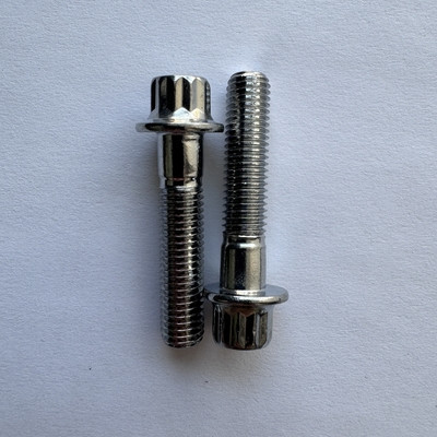 Performance M8 x1.25x 32MM boulon de flange en titane pour voiture de course Noir/vert/finition naturelle personnalisée