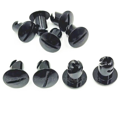 Universel noir 7/16 &quot;x.550&quot; bouton de tête en aluminium Dzus Dome Le complément parfait à votre arsenal de fixation