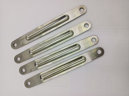 Universal 3/8&quot; Hole Dia argenté et finition noire en aluminium Jacobs Barres d'échelle 5,0 mm d'épaisseur pour voiture Sprint