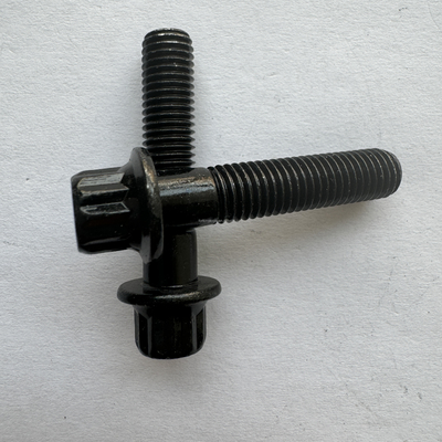 Norme OE NO. Bouton de flange d'ajustement universel Titane noir Gr5 12 PT RS/ RX Des kits à jantes séparées M7 x 32 Bouton et écrous