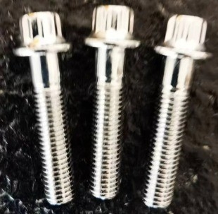 Finition de glissement DIN Standard M7 x 32 12 PT Boulon et écrous de verrouillage en nylon M7 pour roues BBS en acier finition ZINC