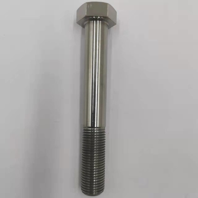 6AL-4V alliage de titane finition naturelle boulon de tête hexagonale 1/2 &quot;-20 x 4,5&quot; composant essentiel de construction lourde