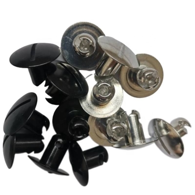 Coupe de l'aluminium universel en quart de tour Noir Dzus Fasteners 7/16 &quot; 5/16&quot; boutons pour le remplacement universel