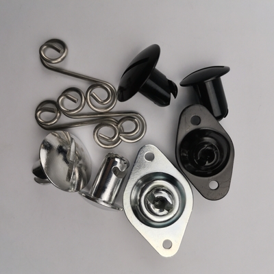 Coupe de l'aluminium universel en quart de tour Noir Dzus Fasteners 7/16 &quot; 5/16&quot; boutons pour le remplacement universel