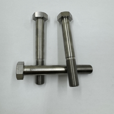 DIN Standard GR5 Titanium Hex Head Boult 1/2 &quot;-20 x 4,5 &quot; Boulons à boulons avec finition naturelle 6AL-4V alliage de titane