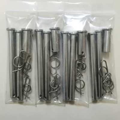 Kit de broches en titane de qualité GR5 standard DIN pour échelle Jacobs 3/8 x 3,71 et 1/2 x 1,3 Clips inclus