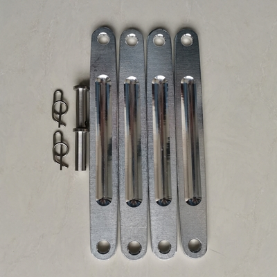 Adaptation automobile universelle personnalisée 13 5/8 &quot;Sprint Car Titanium Jacobs Escaliers 3 trous Faisceaux et broches pour l'ajustement universel