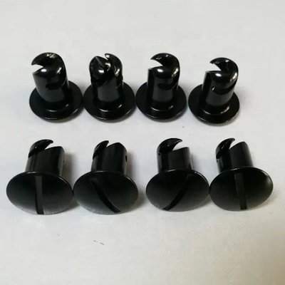 Remplacement/réparation but 7/16 &quot;Aluminium Dzus bouton tête de dôme.500 noir quart tour fixations pour l'installation universelle