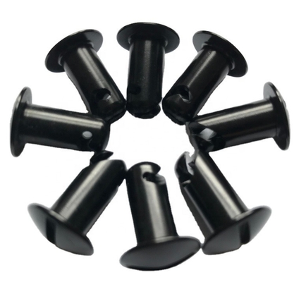 Remplacement/réparation but 7/16 &quot;Aluminium Dzus bouton tête de dôme.500 noir quart tour fixations pour l'installation universelle