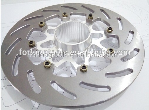 250 mm Disque du rotor du frein arrière pour KX 125 250 KX F 250 KLX R 450 Pièces de rechange de motocyclette Matériau en titane et durable