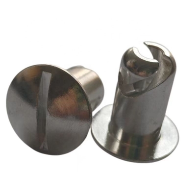 Fabrication sur mesure OE NO. Universal argent aluminium tête en fente Dzus 7/16 x.500 Longues fixations pièces de voiture Sprint pour les exigences du client