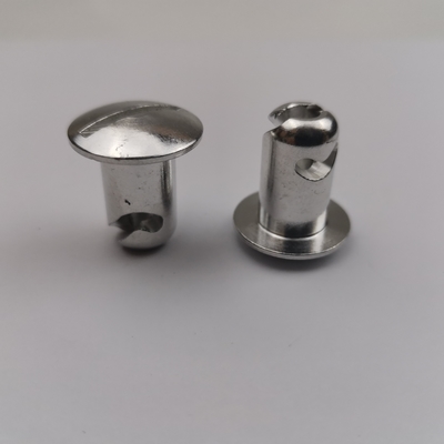 Universal 7/16*.500 Aluminium argenté à fente Dzus Fasteners Performance et durabilité inégalées pour les pièces de voiture Sprint
