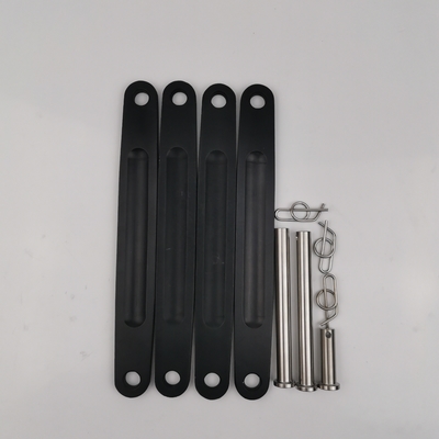 OE NO. Universal 7&quot; Sprint Car Jacobs Ladder Strap Aluminium Noir Pièces de voiture de course pour les modifications de course universelles