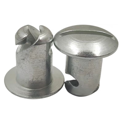 Boutons de tête universels Dzus Dome argenté 7/16 &quot;x.500&quot; acier pour voiture de sprint Maxim Eagle pièces de rechange universelles
