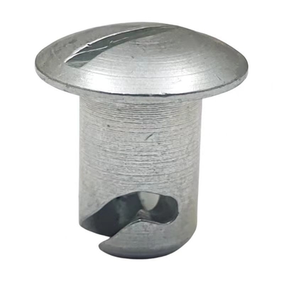 Boutons de tête universels Dzus Dome argenté 7/16 &quot;x.500&quot; acier pour voiture de sprint Maxim Eagle pièces de rechange universelles