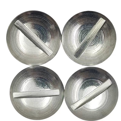 Boutons de tête universels Dzus Dome argenté 7/16 &quot;x.500&quot; acier pour voiture de sprint Maxim Eagle pièces de rechange universelles