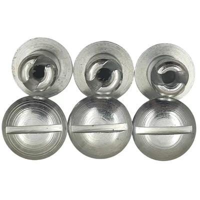 Boutons de tête universels Dzus Dome argenté 7/16 &quot;x.500&quot; acier pour voiture de sprint Maxim Eagle pièces de rechange universelles