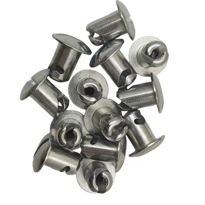 Boutons de tête universels Dzus Dome argenté 7/16 &quot;x.500&quot; acier pour voiture de sprint Maxim Eagle pièces de rechange universelles