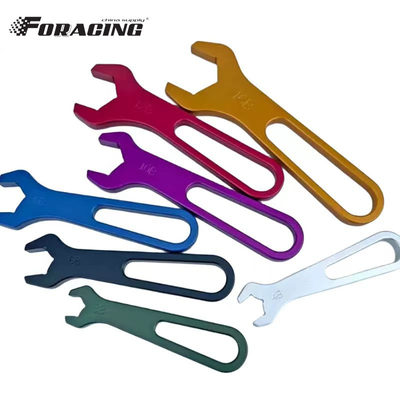 Ensemble d'outils de course en aluminium à billets de 6 pièces AN Spanner pour voitures de sprint AN4-AN16 Année et performance universelles