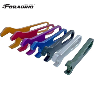 Ensemble universel d'outils de course en aluminium AN Spanner 6 pièces Un kit AN4-AN16 Clés de voiture Sprint pour la course et le réglage