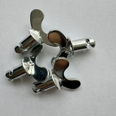 Boutons de tête de papillon en acier Dzus Dome argenté 5/16 &quot;x.500&quot; pour la prise et la performance de la voiture Sprint