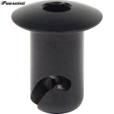 Année universelle universelle 7/16 &quot;Aluminium Dzus Bouton Dôme Allen Tête Quartier Tour Fixants 0,50&quot; Noir universel pour l'année