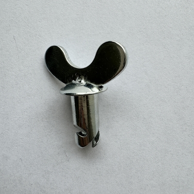7/16 &quot;x.500&quot; Année universelle Dzus Dome Boucles de tête de papillon avec poignée d'argent 7/16&quot; x.500&quot; Steel Sprint Car OEM accepté