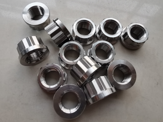Année universelle argent universel 1/2 &quot; -20 12 PT NUTS FLANGE Titane pour montage de voiture universel