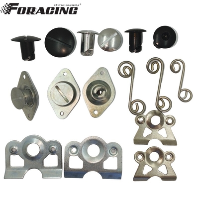 Modèle de tête à fente à fente universelle 3/8 &quot;x.500&quot; en acier Quarter Turn Dzus Stud Fastener