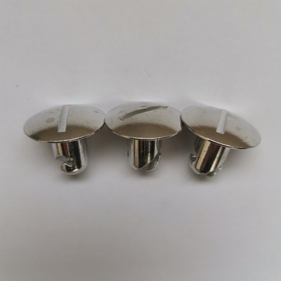 7/16 &quot;Aluminium Quarter Turn Dzus avec 1&quot; Grand tête x.500 voiture Sprint Argent pour le montage universel de voiture