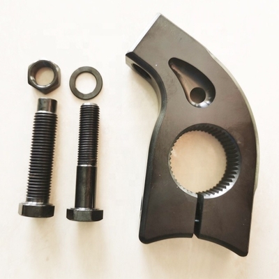Année universelle Noir PVD Titane Torsion Stop 1 3/4 &quot;Split 1-1/8&quot; Spline et 7/16 Ajuste le boulon 3/8&quot; Boulon de broche pour voitures de course
