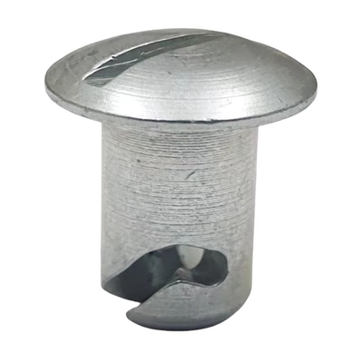 Bouton de tête en acier quart tour Dzus Dome argenté 7/16 &quot;x.500&quot; pour la voiture Sprint Maxim personnalisable et OEM accepté