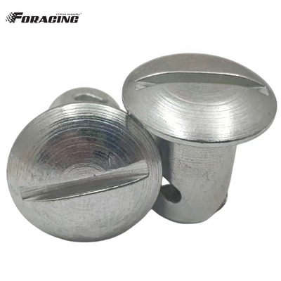 Boutons de tête en acier pour voiture de course Maxim Eagle Winters 7/16 &quot;x.500&quot; argenté pour vos besoins de réparation