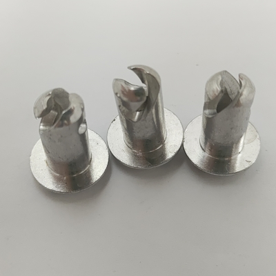 L'aluminium argenté 5/16 &quot;.500&quot; 1/4 Tour rapide Dzus Petite tête voiture de sprint léger